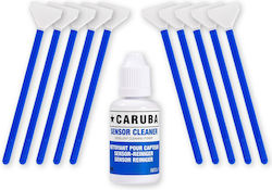 Комплект за почистване Caruba APS-C 10 тампона 16mm почистваща течност 30ml