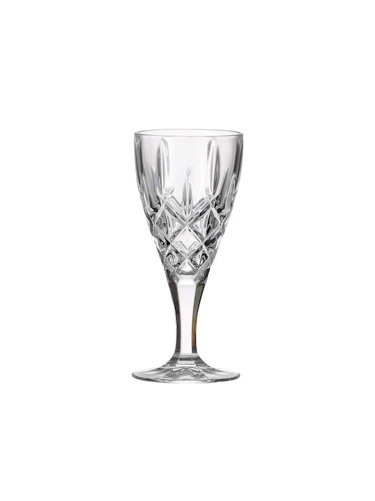 Bormioli Rocco Glass Set Liqueur/Ouzo made of Crystal Stacked 180ml 6pcs