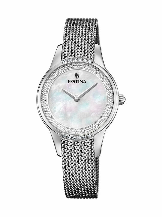Festina Γυναικείο Ρολόι 30.2mm Μπαταρίας με Αση...