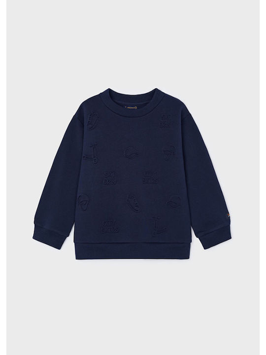 Mayoral Kids Sweatshirt Navy Blue