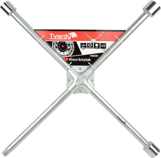 Tvardy Cheie în cruce pentru roți auto 24/27 și 32mm
