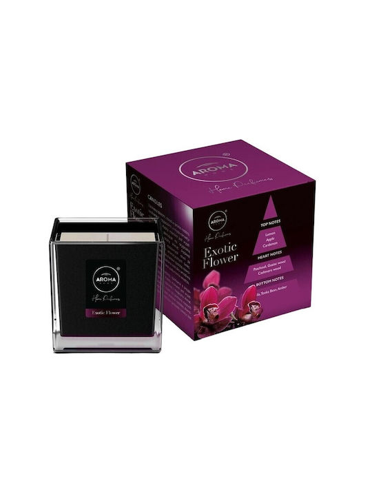 Aroma Home Αρωματικό Κερί σε Βάζο με Άρωμα Εξωτικό Λουλούδι 600gr