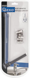 Set Special Keys Taps Basins 6 Items Geko G01633