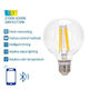 Aigostar Smart Λάμπα LED και Σχήμα G80 Ρυθμιζόμενο Λευκό