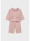 Mayoral Kids Set with Pants Winter 2pcs Pink