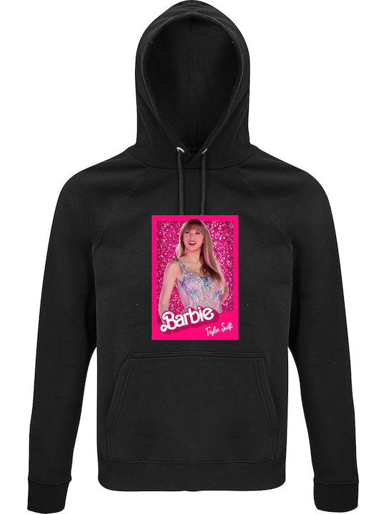 Hoodie Unisex Organic " Taylor Swift Barbie Style " Black