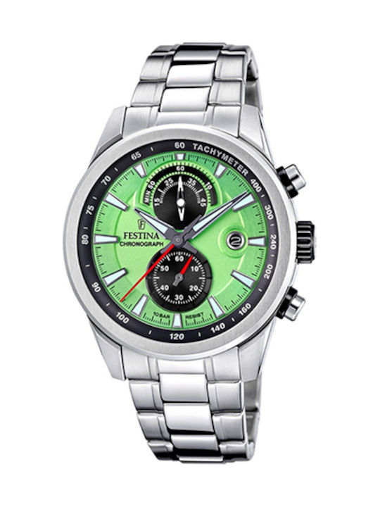 Festina Мъжки Часовник 44мм Хронограф На Батери...