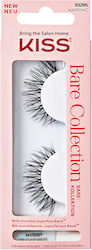 Kiss Bare Falsche Wimpern Schwarz mit Klebstoff