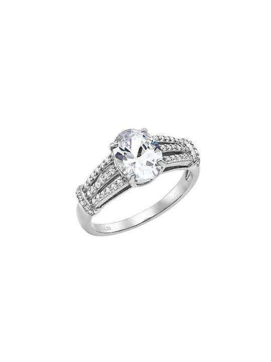 Vogue Single Stone from Silver