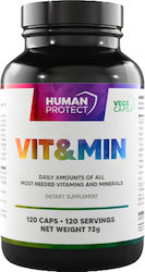 Human Protect Vit & Min Мултивитамин 120 капси