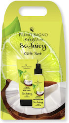 Primo Bagno Coconut Skin Care Set for Moisturizing with Facial Lotion , Body Mist & Scissors