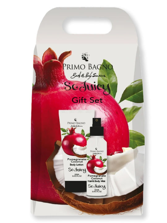 Primo Bagno Pomegranate Coconut Set Îngrijire pentru Hidratare