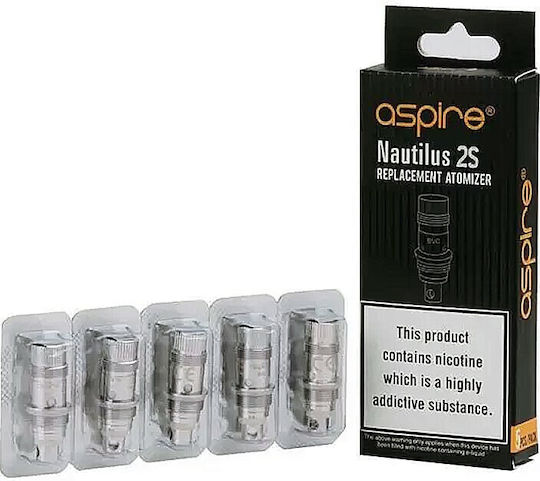 Aspire Nautilus Bvc Coil Electronic Cigarette Resistance 0.7ohm (RDL) 5pcs