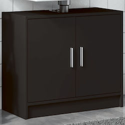 vidaXL Bench with sink L63xW29xH55cm Black