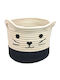Koopman Children's Storage Basket made of Fabric White 20x18cm 1pcs