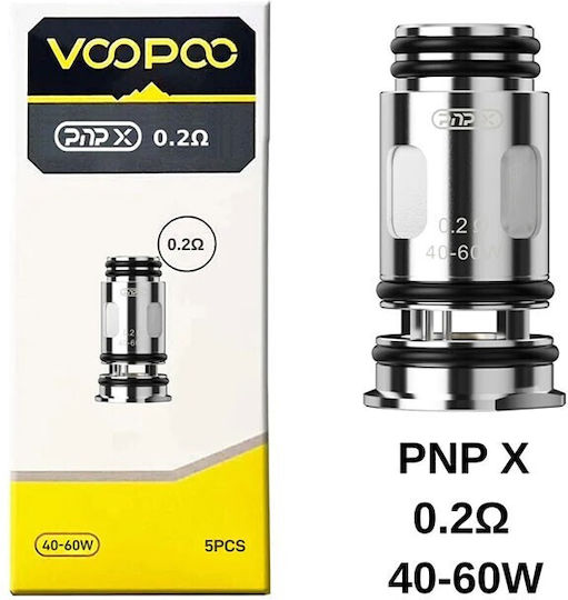 Voopoo PNP X Coil Αντιστάση Ηλεκτρονικών Τσιγάρων 0.2ohm (DL) 5τμχ