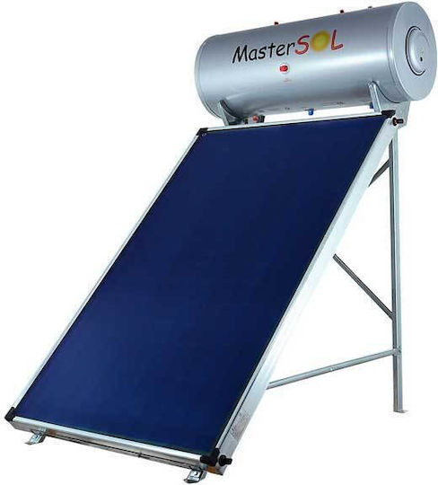 MasterSOL Eco Ηλιακός Θερμοσίφωνας 160lt Glass Διπλής Ενέργειας 2τ.μ. Επιλεκτικός