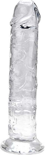 Loving Joy Dildo realist Cu ventuză Transparent 19cm