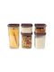 Berlinger Haus Set of 5pcs Jars General Use with Airtight Lid Plastic Transparent 460ml