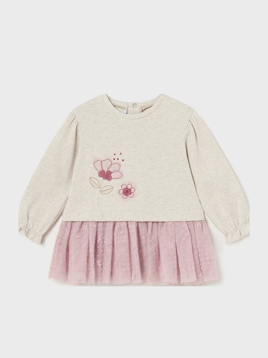 Kinderkleid Mädchenkleider Langärmelig Tüll Stone