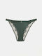 Lace Back Green Brief