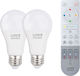 Lutec Becuri Smart LED 9.2W Alb reglabil Reglabil în intensitate 2buc