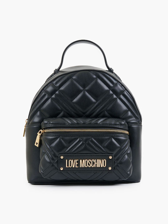 Moschino Damen Tasche Rucksack Schwarz