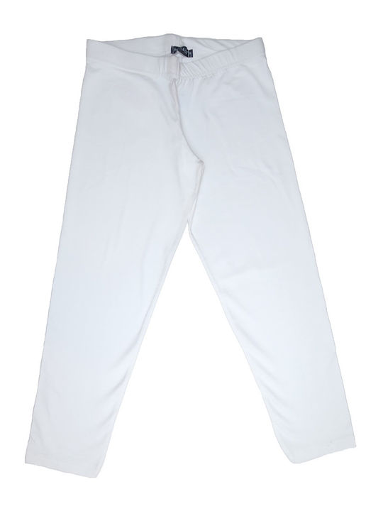 Paco & Co 9799 Γυναικείο Capri Κολάν White