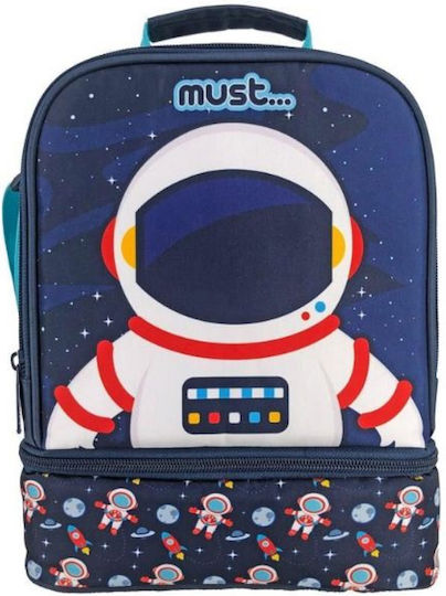 Must Yummy School Insulated Food Case 7lt Blue Unicorns 22 x 16 x 28cm