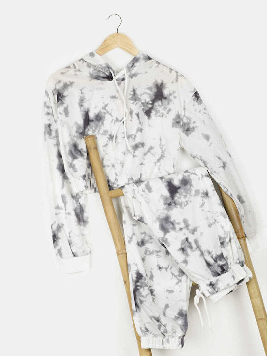 Σετ Φόρμες Tie Dye Μαύρο