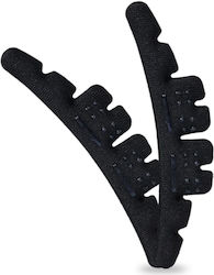 Set 2 Shoe Bumpers Heel Against Knocks Zola Foam 11x2.2 Cm Black