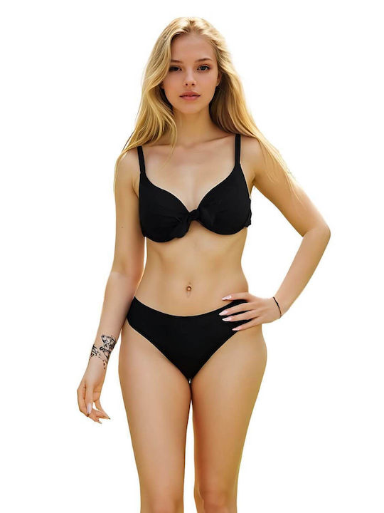 Esthisis Set Bikini cu Umplutură BLACK