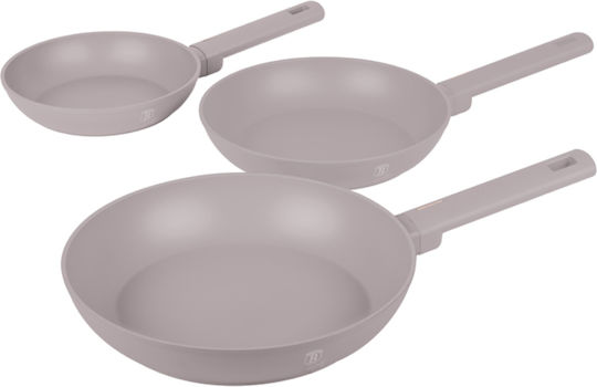 Berlinger Haus Berlinger Haus Taupe Collection Aluminium Pfannen-Set mit Antihaftbeschichtung 3-teilig