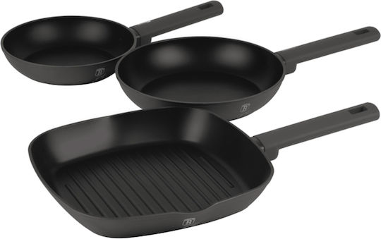 Berlinger Haus Berlinger Haus Aluminum Pans Set Anthracite Collection with Non-stick Interior Coating 3 Pieces