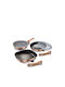 Berlinger Haus Berlinger Haus Pfannen-Set aus Aluminium Rose Gold mit Antihaftbeschichtung 3-teilig