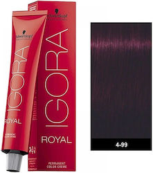 Schwarzkopf Igora Royal Hair Dye 4-99 Medium In...
