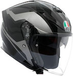 AGV K5 Jet Evo Tune Grey/Black Cască de motocicletă Jet