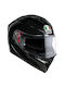 AGV K-5 S Black Κράνος Μηχανής Full Face DOT / ECE 22.05 1390gr με Sunvisor