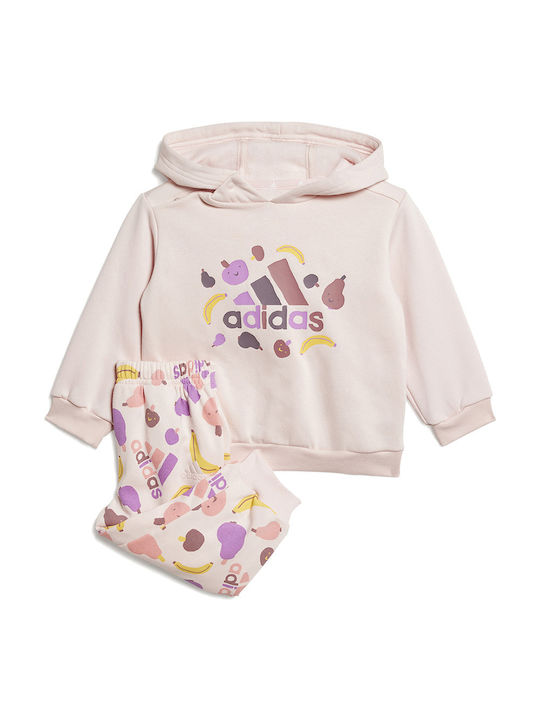 Adidas Kids Sweatpants Set Pink