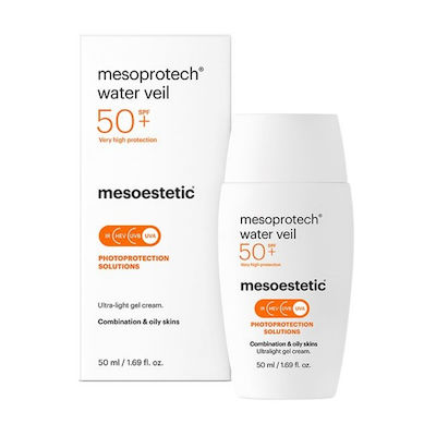 Mesoestetic Mesoprotech Water Veil Αδιάβροχη Αντηλιακή Κρέμα Προσώπου SPF50 50ml