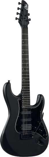 Eko Electric Guitar Stratocaster with HSS Pickup Configuration Black with Case