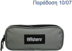 Next Offshore Pencil Case with 2 Compartments Gray