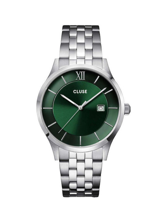 Cluse Aravis Watch Battery with Silver Metal Bracelet