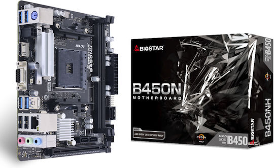 Biostar B450NH rev. 6.0 Mainboard Mini-ITX mit AMD AM4 Sockel