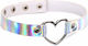 STD Halsband in Silber Farbe