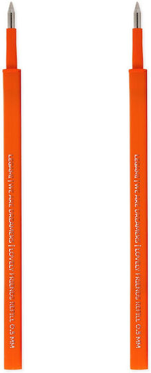 Legami Milano Lovely Friends 2 Replacement Inks for Fountain Pen Orange