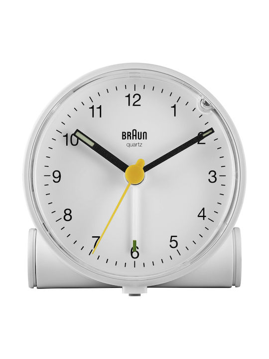 Braun Tabletop Clock with Alarm White 67004