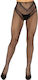 Leg Avenue Crotchless Fishnet Sexy Κάλτσες Μαύρες