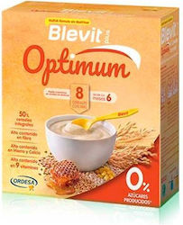 Ordesa Βρεφική Κρέμα Blevit Plus Optimun 8 Cereals Honey για 6m+ 400gr