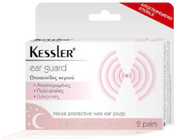 Kessler Ear Guard Protecții auditive din Ceară 2buc